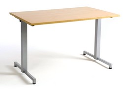 tavolo cm 120 x 80 e 180 x 80 con piano in laminato plastico ATT143