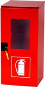 cassette porta estintori kg 6 per esterni e pensile con serratura scatto PVC sigillabile