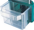 cassetto in plastica trasparente per struttura cassettiera componibile